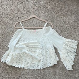 Boho off-the-shoulder top from Pookie & Sebastian